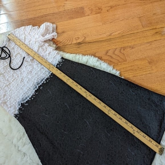 Sandro Helsinki Bow-detailed Organza And Lace dress xs 2 - Picture 14 of 15